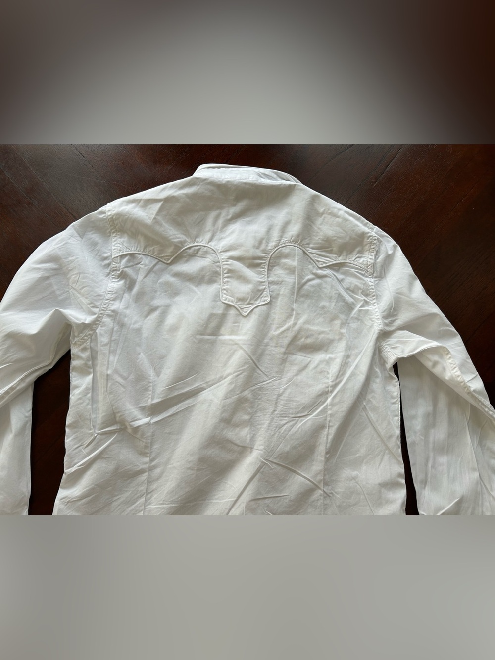 Ariat White Women's Long-Sleeve Western Snap Shirt size S - Picture 9 of 9